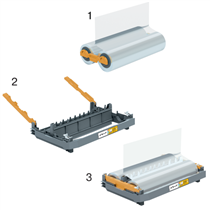 Cartucho Recargable Gbc Foton 30 Con Rollo De Plastificación De 125 Micras Brillante 