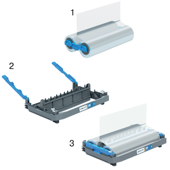 Cartucho Recargable Gbc Foton 30 Con Rollo De Plastificación De 75 Micras Brillante 