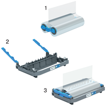Cartucho Recargable Gbc Foton 30 Con Rollo De Plastificación De 75 Micras Brillante 