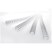 Wirebind Encuadernación GBC Nº4 (6.3 mm) (Caja 100), plata 