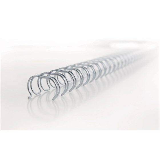 Wirebind Encuadernación GBC Nº7 (11 mm) (Caja 100), plata 