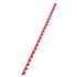 Canutillo plástico DIN A4 GBC 6 mm (Caja 100), rojo