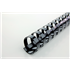 Canutillo plástico DIN A4 GBC 6 mm (Caja 100), negro