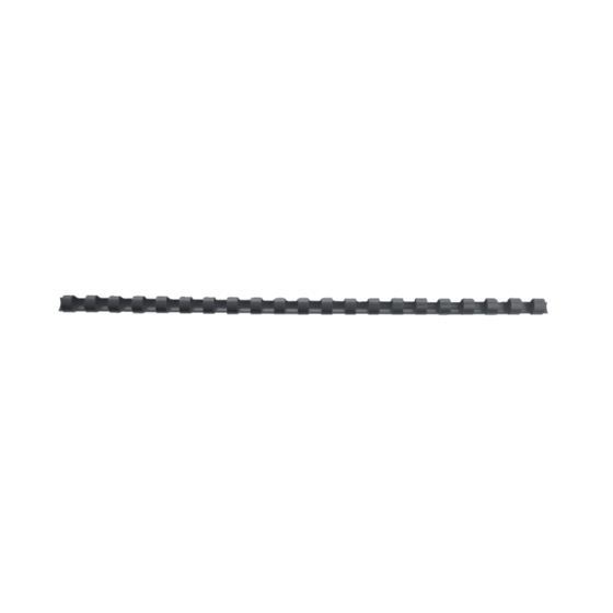 Canutillo plástico DIN A4 GBC 6 mm (Caja 100), negro