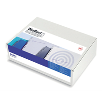 Canutillo GBC WIRE paso US 14MM (Caja 100), blanco