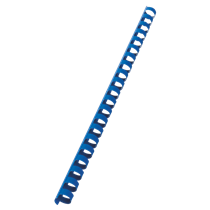Canutillo plástico DIN A4 GBC 14mm (Caja 100), azul