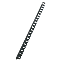 Canutillo plástico DIN A4 GBC 14mm (Caja 100), negro