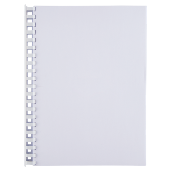 Canutillo plástico DIN A4 GBC 22 mm (Caja 100), blanco