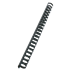 Canutillo plástico DIN A4 GBC 22 mm (Caja 100), negro