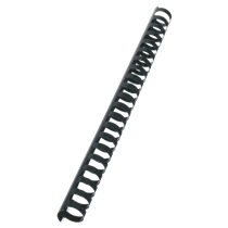 Canutillo plástico DIN A4 GBC 22 mm (Caja 100), negro