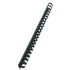 Canutillo plástico DIN A4 GBC 32 mm ovalados (Caja 50), negro