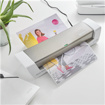 Plastificadora Leitz Ilam Home Office A4 Gris Oscuro