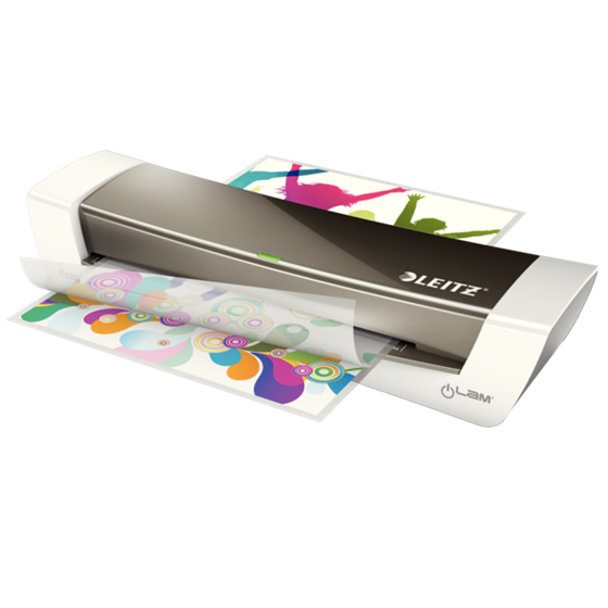 Plastificadora Leitz Ilam Home Office A4 Gris Oscuro