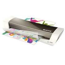 Plastificadora Leitz Ilam Home Office A4 Gris Oscuro