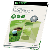 Bolsas De Plastificación Prémium Ilam De Leitz Con Udt A4, 80 Micras Cristal