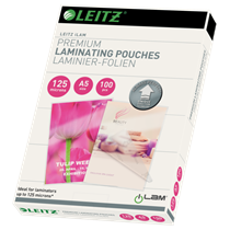 Bolsas De Plastificación Prémium Ilam De Leitz Con Udt A5, 125 Micras Cristal