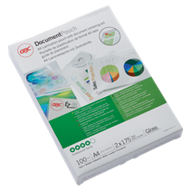 Carteras plastificación GBC DIN A4 (216X303) 2X175 mic. (Caja 100) 