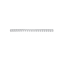 Canutillo GBC WIRE paso US 8MM (Caja 100), negro