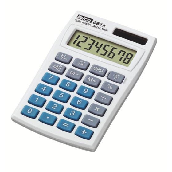 Calculadora Ibico Bolsillo 081X