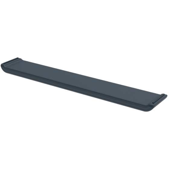 Reposamuñecas Ajustable Para Teclado Leitz Ergo Gris Oscuro