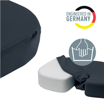 Cojín De Asiento Leitz Ergo Cosy Gris Terciopelo