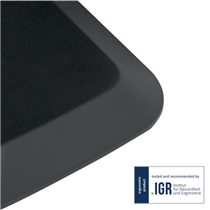Alfombrilla Antifatiga Leitz Ergo Cosy Gris Terciopelo