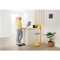 Alfombrilla Antifatiga Leitz Ergo Cosy Gris Terciopelo