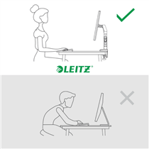 Brazo Para Un Monitor Leitz Ergo Space Saving Gris Oscuro
