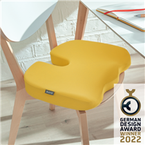 Cojín De Asiento Leitz Ergo Cosy Amarillo Cálido
