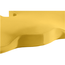 Cojín De Asiento Leitz Ergo Cosy Amarillo Cálido