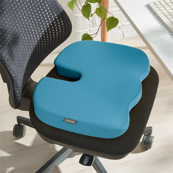 Cojín De Asiento Leitz Ergo Cosy Azul Calma