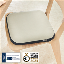 Cojín Wobble Active Leitz Ergo Con Funda De Tela Gris