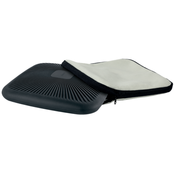 Cojín Wobble Active Leitz Ergo Con Funda De Tela Gris