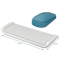Reposamuñecas Ajustable Para Ratón Leitz Ergo Cosy Gris