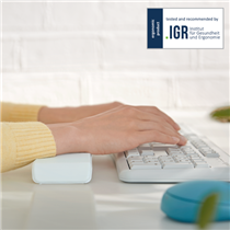 Reposamuñecas Ajustable Para Teclado Leitz Ergo Cosy Gris