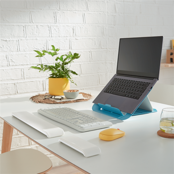 Reposamuñecas Ajustable Para Teclado Leitz Ergo Cosy Gris