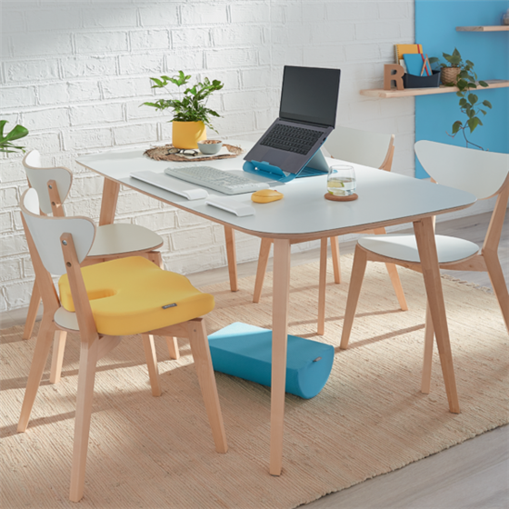 Reposamuñecas Ajustable Para Teclado Leitz Ergo Cosy Gris