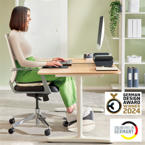 Reposapiés Ajustable Leitz Ergo Gris