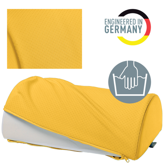 Reposapiés De Escritorio Leitz Ergo Cosy Amarillo Cálido