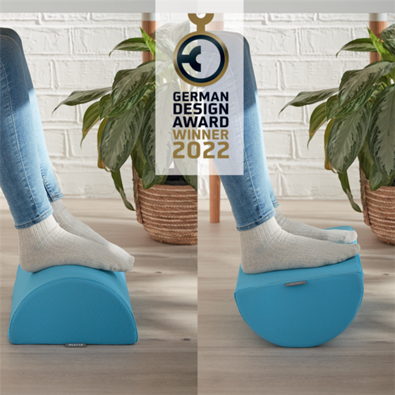 Reposapiés De Escritorio Leitz Ergo Cosy Azul Calma