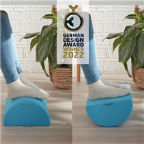 Reposapiés De Escritorio Leitz Ergo Cosy Azul Calma