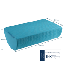 Reposapiés De Escritorio Leitz Ergo Cosy Azul Calma