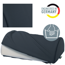 Reposapiés De Escritorio Leitz Ergo Cosy Gris Terciopelo