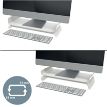 Soporte De Monitor Ajustable Leitz Ergo Gris