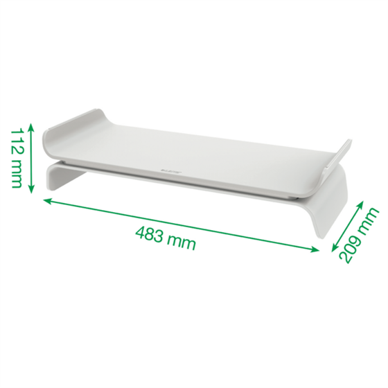 Soporte De Monitor Ajustable Leitz Ergo Gris