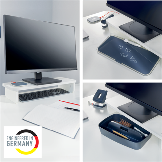 Soporte De Monitor Leitz Ergo Blanco