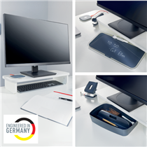 Soporte De Monitor Leitz Ergo Blanco