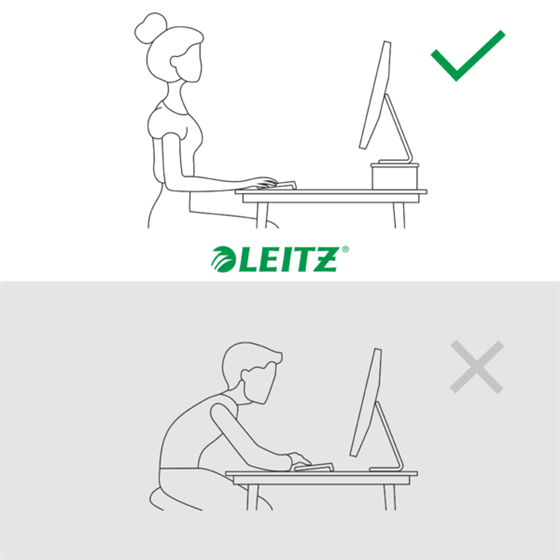 Soporte De Monitor Leitz Ergo Blanco
