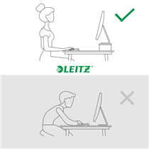 Soporte De Monitor Leitz Ergo Blanco