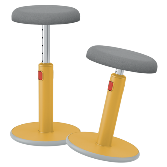 Taburete Leitz Ergo Cosy Active Amarillo Cálido